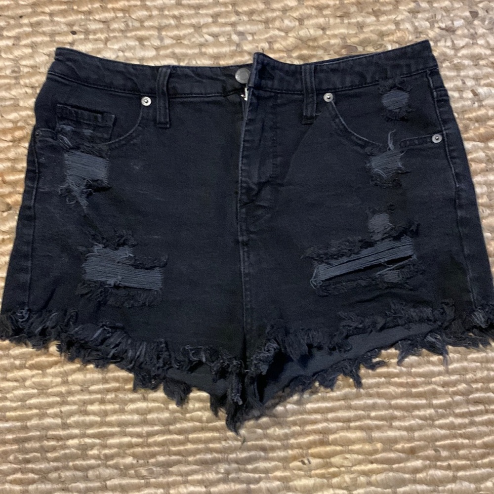 Black Mossimo Jean shorts size 12